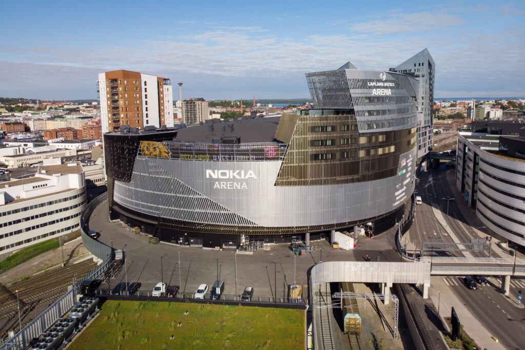 Nokia Arena i Tampere Deck
